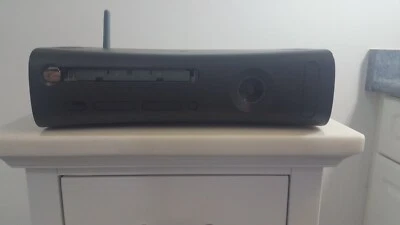 $44.45 • Buy Black Xbox 360 Console, Tested & Working, PSU Included, Missing Disk Tray Trim