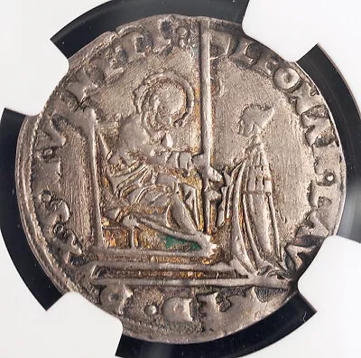 1501 Doges Of Venice Leonardo Loredano. Rare Silver 16 Soldi Coin. NGC AU-58! • $500.65