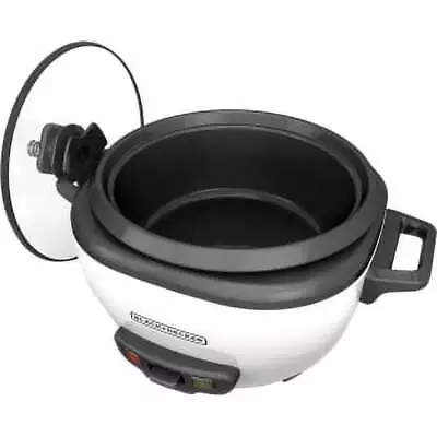 3-Cup Electric Rice Cooker With Keep-Warm Function White • $18.96