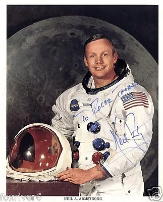 NEIL ARMSTRONG Signed Photograph Apollo XI - First Man To Walk On Moon Preprint • £4.50