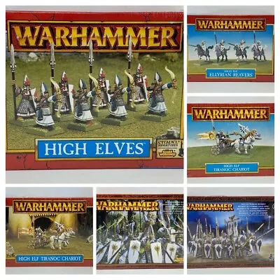 MULTI-LISTING Games Workshop Warhammer Fantasy - HIGH ELF Units NIB SEALED • $119.99