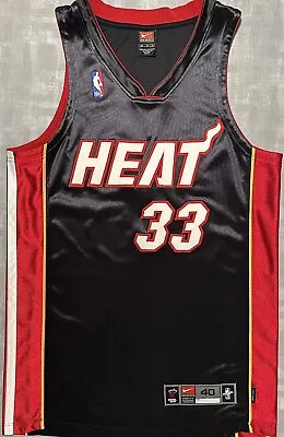 Authentic Vintage Nike NBA Miami Heat Alonzo Mourning Basketball Jersey • $489.99