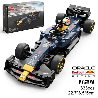 2023 F1 Max Verstappen RB19 Red Bull Racing Car Model 1:24 Building Block Set • $76.98