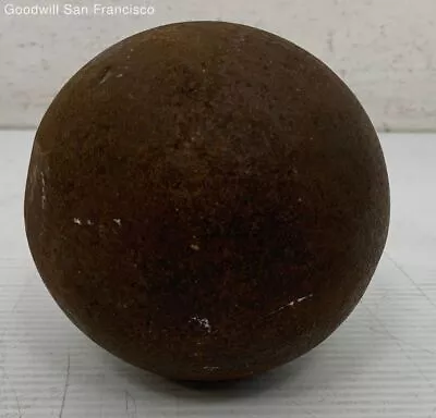 Vintage Sportsways 8 Lb Pound Cast Iron Ball Shot Put Outdoor Sports Brown • $29.99