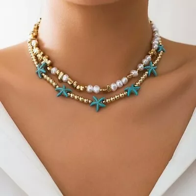 Gold Plated 925 Sterling Silver Simulated Diamond Gem Zara Jewelry Necklace Sale • $12.42