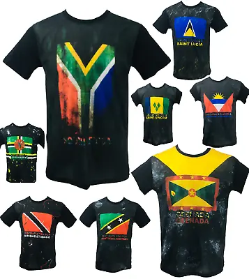 National Flag T Shirt Men’s Printed Shirt Cotton Summer Time Is Money Tee Tops • $19.60