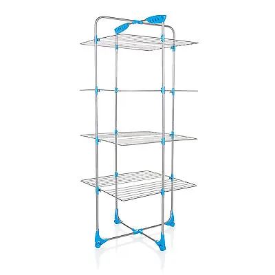 Minky Tower Indoor Airer 30m Drying Space - Silver • £34.99