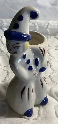 Vintage Ceramic Clown/Vase Planter. 7 1/2  Tall. • $14.99