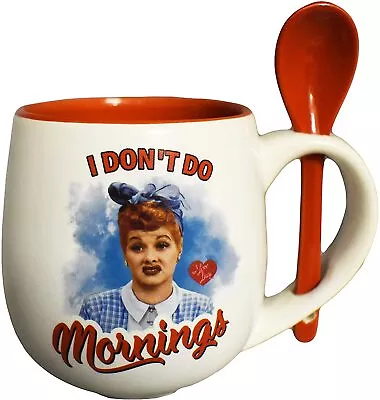 I Love Lucy I Don't Do Mornings Mug W/ Spoon • $19.99