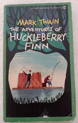 Mark Twain The Adventures Of Huckleberry Finn 1959 Vintage Paperback Book  • $6.99