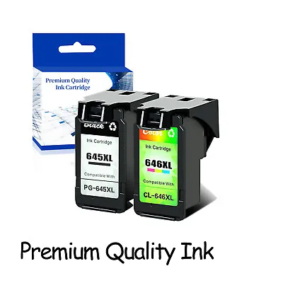 2X Ink Cartridge PG-645XL CL-646XL For Canon PIXMA MG2460 MG2560 MG2960 MG2965 • $64.85