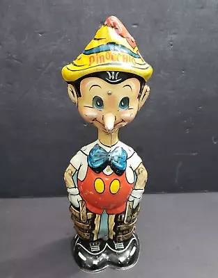 1939Antique Marx Tin Lithograph Wind-Up Disney Pinocchio Toy - RARE 1 Cent • $76.99