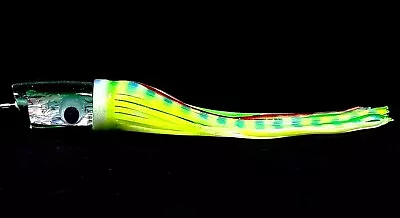 Fishing Lure Marlin Magic Xl Ruckus Lumo Green Abalone Head Marlin Trolling 15'' • $279