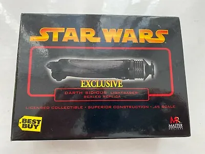 Star Wars Master Replicas .45 Scaled Darth Sidious Lightsaber Exclusive Die-cast • $255.31