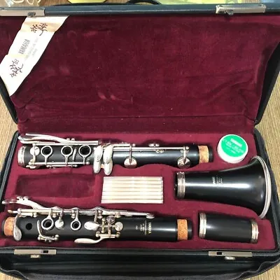 YAMAHA YCL-450 Clarinet Black Wood Musical Instrument USED With Case FedEx • $609