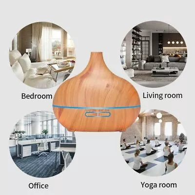 Electric Aroma Diffuser Air Humidifier Remote Control Color LED Lamp Mist Maker  • $56.99