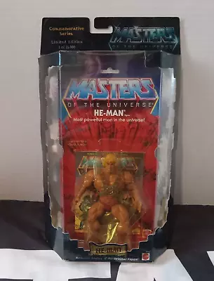 He-Man 1 Of 15000 MASTERS OF THE UNIVERSE MOTU Commemorative Series MIB • $129.97