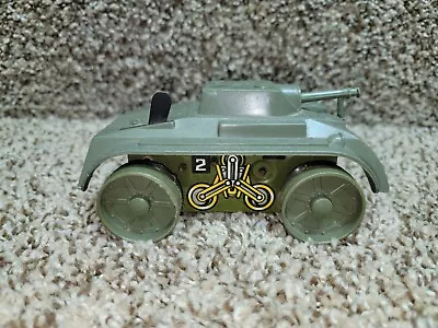 Vintage Marx MAR Wind Up Tank US Military Plastic Litho Retro Kids Toy • $13