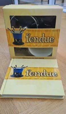 Fondue Set New Open  Box Small With Recipe Book  • £12.50