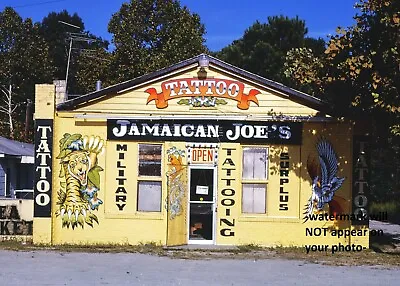 Tattoo Parlor PHOTO Vintage Tattoo Shop Jamaican Joe's Tattoo Studio NC Ink Shop • $6.28