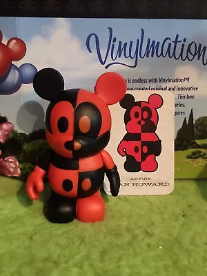 DISNEY Park Vinylmation 3  Set 1 Urban Checkered  Mickey Mouse With Card  • $19.99