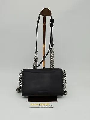 Alexander Wang Leather Crossbody  Bag With Chain Strap - Black • $225