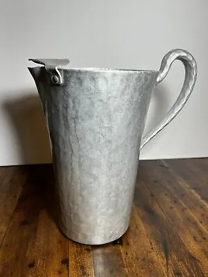 Vintage Everlast Metal Products Corp. Hand Forged Aluminum Water Pitcher ~8.5  • $18