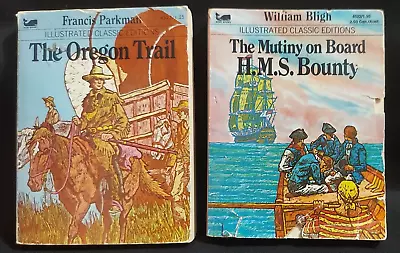 Vintage Moby Books Illustrated Classics Edition Lot Of 2 Small Paperbacks 1979 • $8.99