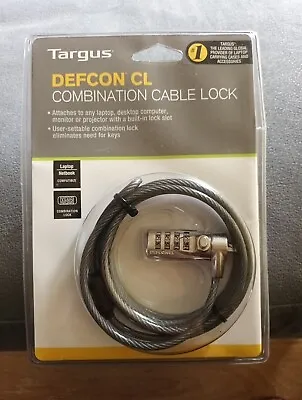 Targus Defcon CL LAPTOP Combination Cable Lock 2m Length  • £4.99