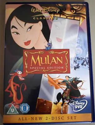 2004 Disney Classics MULAN Special Edition 2 Disc DVD Set • £6.99