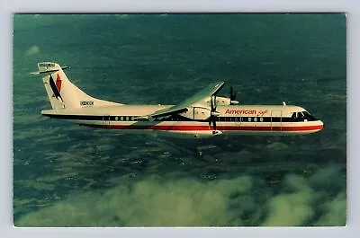 American Eagle ATR 72 Airplane Antique Vintage Souvenir Postcard • $7.99