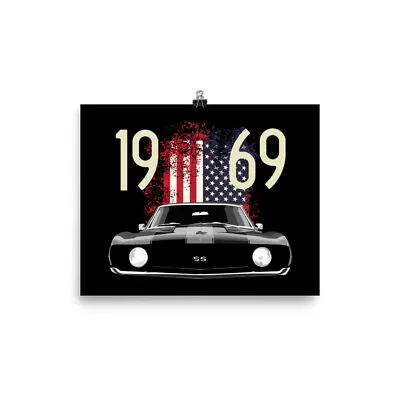 1969 Camaro SS American Muscle Car 8 X 10 Poster • $28.08