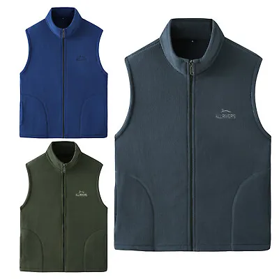 Men Outerwear Adult Vest Sleeveless Jacket Classic Tops Outdoor Coat Running • $6.57