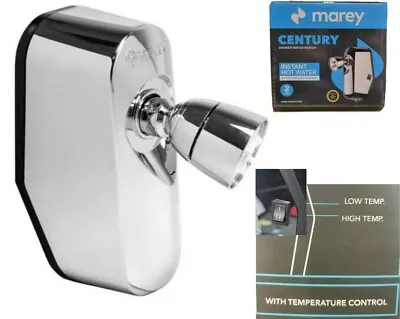 MAREY Century 120V Compact Tankless Shower Water Heater With Temperature Control • $149.99