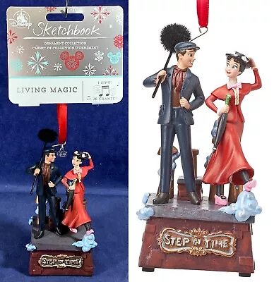 New MARY POPPINS & BERT - STEP IN TIME - Sketchbook ORNAMENT Musical 2020 Disney • $37.95