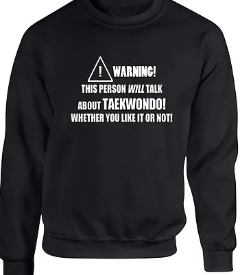 Taekwondo Mens Sweatshirt Funny Hobby Statement Martial Art Arts Fighting Train • $52.63