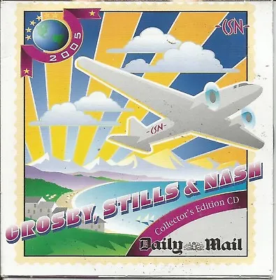 Crosby Stills & Nash -- Daily Mail Promo Music Cd • £1.59