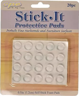 Glass Protective Pads Stick On Chopping Board Table Mats Anti Slip Sticky 20 Pcs • £5.45