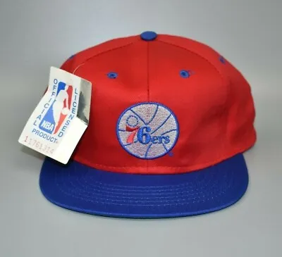 Philadelphia 76ers Competitor NBA Vintage 90s YOUTH Snapback Cap Hat - NWT • $17.95