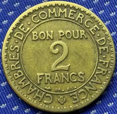 1926 France 2 Francs Coin VF XF    #BX236 • $13.81