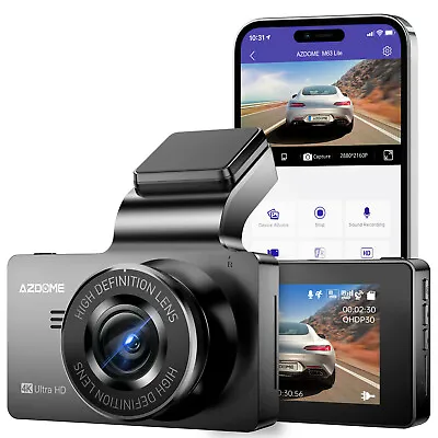 AZDOME 4K Dash Cam WiFi Car Dashboard Camera Recorder Sony IMX415 Night Vision • $65.99