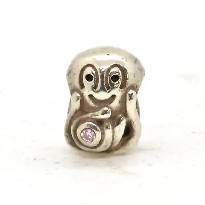 $14.99 • Buy Pandora Sterling Silver 925 ALE OCTOPUS RETIRED 790447PCZ Pink CZ Bead Charm