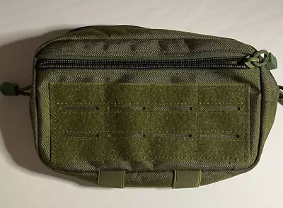 Tactical Molle Horizontal Admin Pouch Multi-Purpose Laser-Cut EDC Tool Pouch ... • $17.99