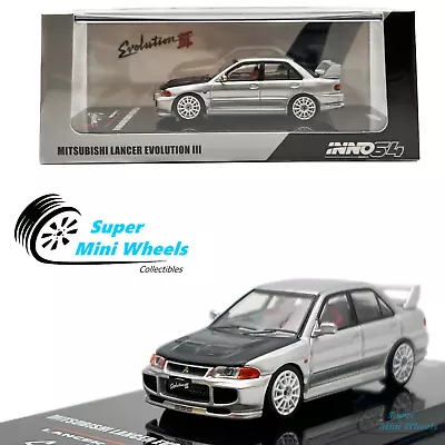 INNO64 1:64 Mitsubishi Lancer Evolution III (Silver) • $19.99