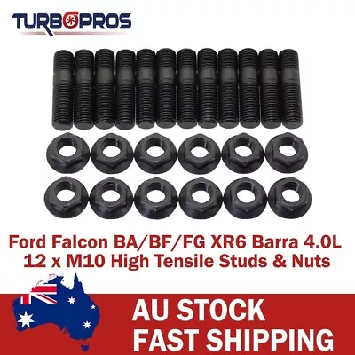 High Tensile Exhaust Manifold Stud Kit For Ford Falcon XR6 Barra BA/BF/FG • $60