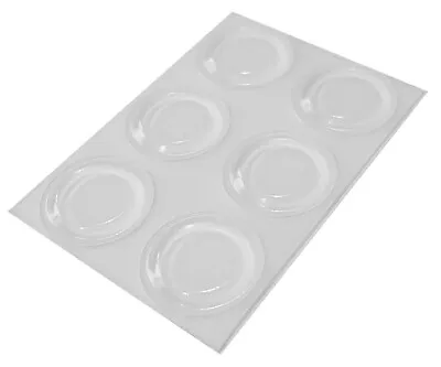 £2.19 • Buy 6 Clear Self Adhesive Flat Rubber Feet, Bumper Pads For Crafts, Glass, Cabinets
