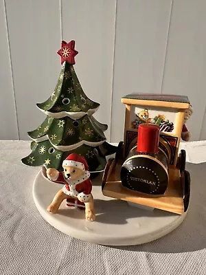 Villeroy & Boch Nostalgic Light Locomotive With Tree And Little Bear • $80