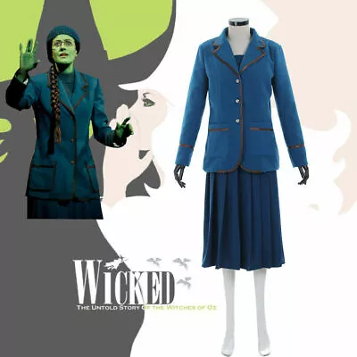 Cosplaydiy Custom Made Popular Music Drama Wicked Elphaba Cosplay Costume  • $36.40