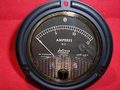 Vintage  Amp Meter  Electric Car Battery Charger  Steampunk Diagnostic Gauge • $15