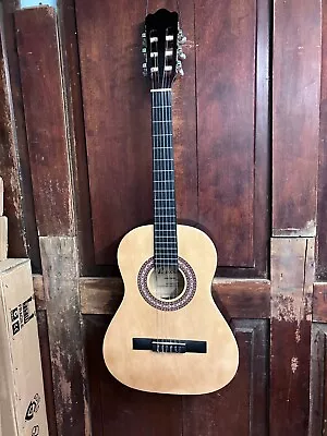 Lucida LK-2 3/4 Size Classical Nylon String Acoustic Student Folk Guitar • $100